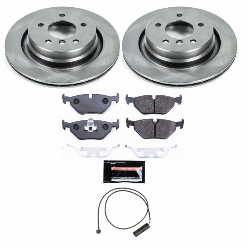 Kies-Motorsports PowerStop Power Stop 95-99 BMW M3 Rear Track Day Brake Kit