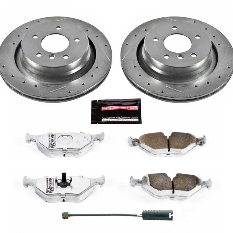 Kies-Motorsports PowerStop Power Stop 95-99 BMW M3 Rear Z26 Street Warrior Brake Kit Main image