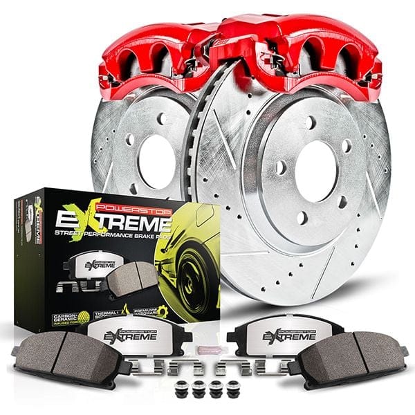 Kies-Motorsports PowerStop Power Stop 98-99 BMW 323i Front & Rear Z26 Street Warrior Brake Kit Main image
