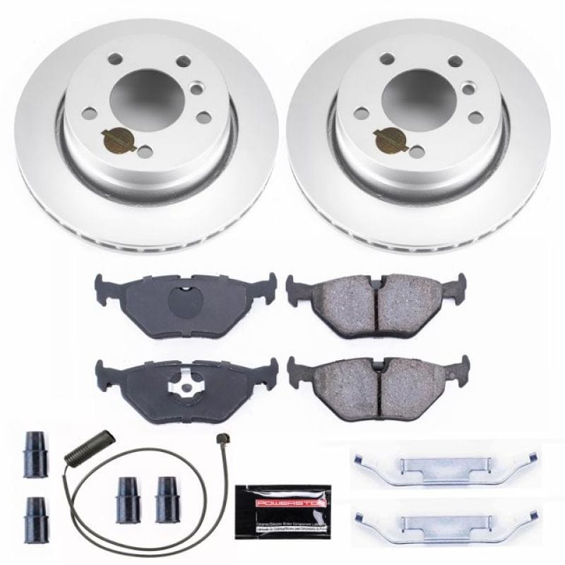 Kies-Motorsports PowerStop Power Stop 98-99 BMW 323i Rear Z23 Evolution Sport Coated Brake Kit