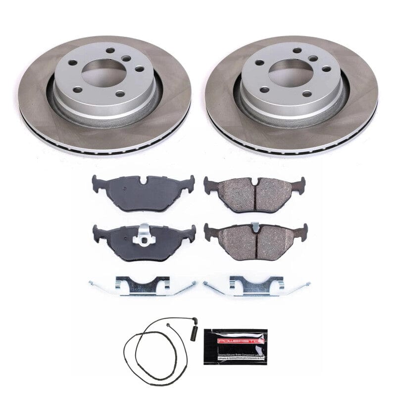 Kies-Motorsports PowerStop Power Stop 99-00 BMW 328i Rear Semi-Coated Rotor Kit