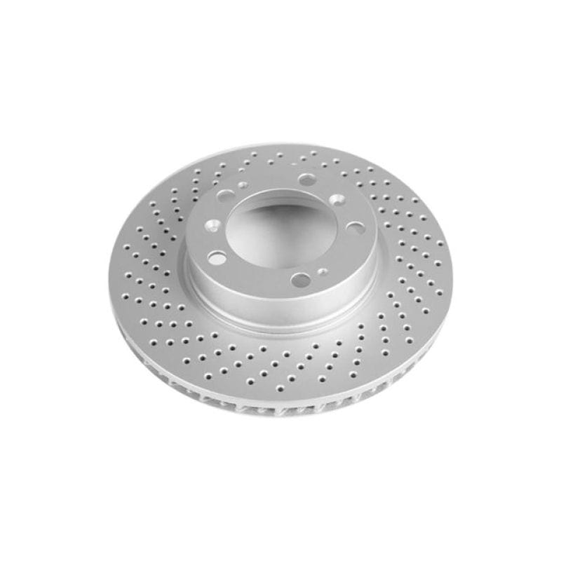 Kies-Motorsports PowerStop Power Stop 99-08 Porsche 911 Front Left Evolution High Carbon Geomet Coated Rotor
