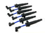 Kies-Motorsports Precision Raceworks BMW N54 Replacement Spark Plug Wires Blue / Short (Factory Location) / 6 Pack