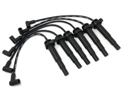 Kies-Motorsports Precision Raceworks BMW N55 Replacement Spark Plug Wires Black / 6pk