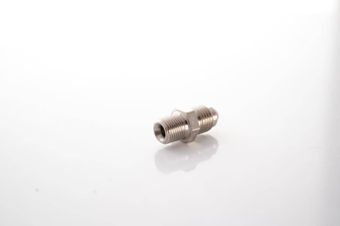 Kies-Motorsports Precision Turbo & Engine OIL FEED FITTING -4 AN TO 1/8" NPT, FOR PTE ACBB T3/4, SPORTSMAN
