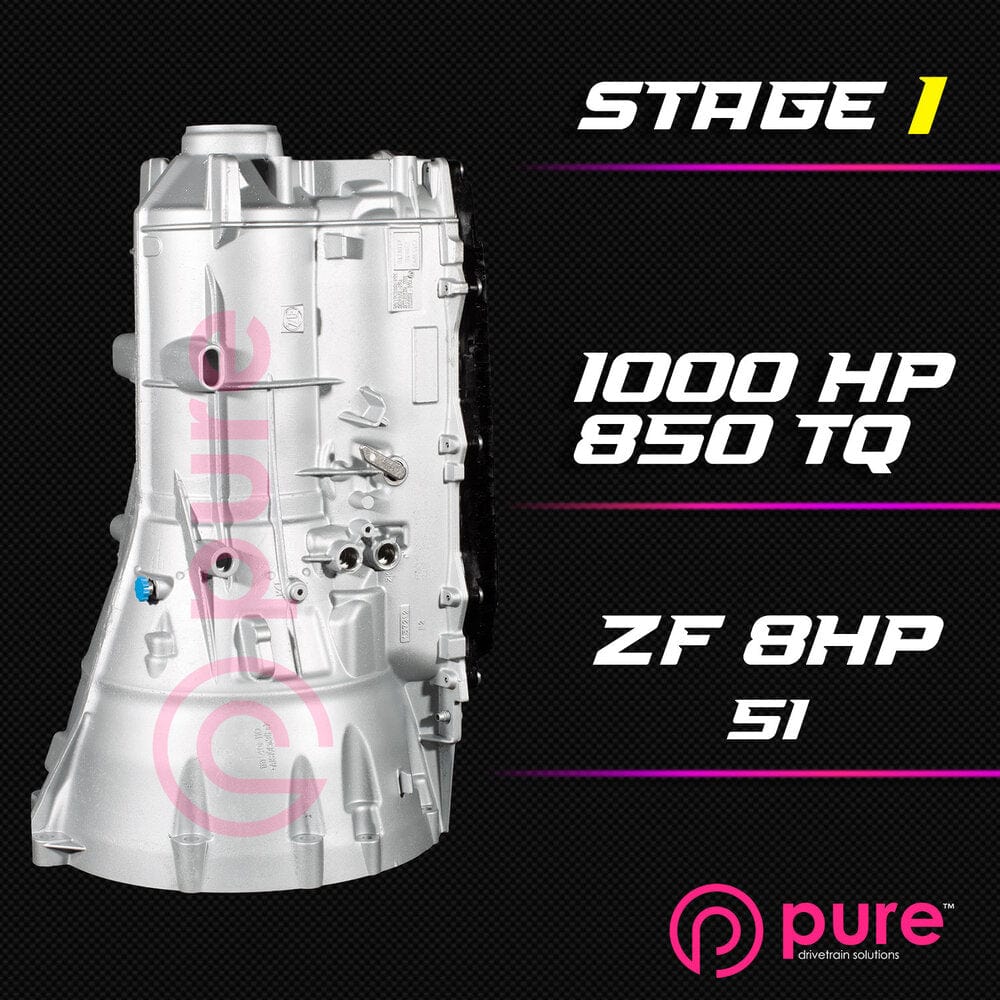 Kies-Motorsports Pure Drivetrain Solutions Pure Drivetrain Solutions ZF 8HP51 Stage 1 Transmission Rebuild for the Toyota MK5 Supra Main image