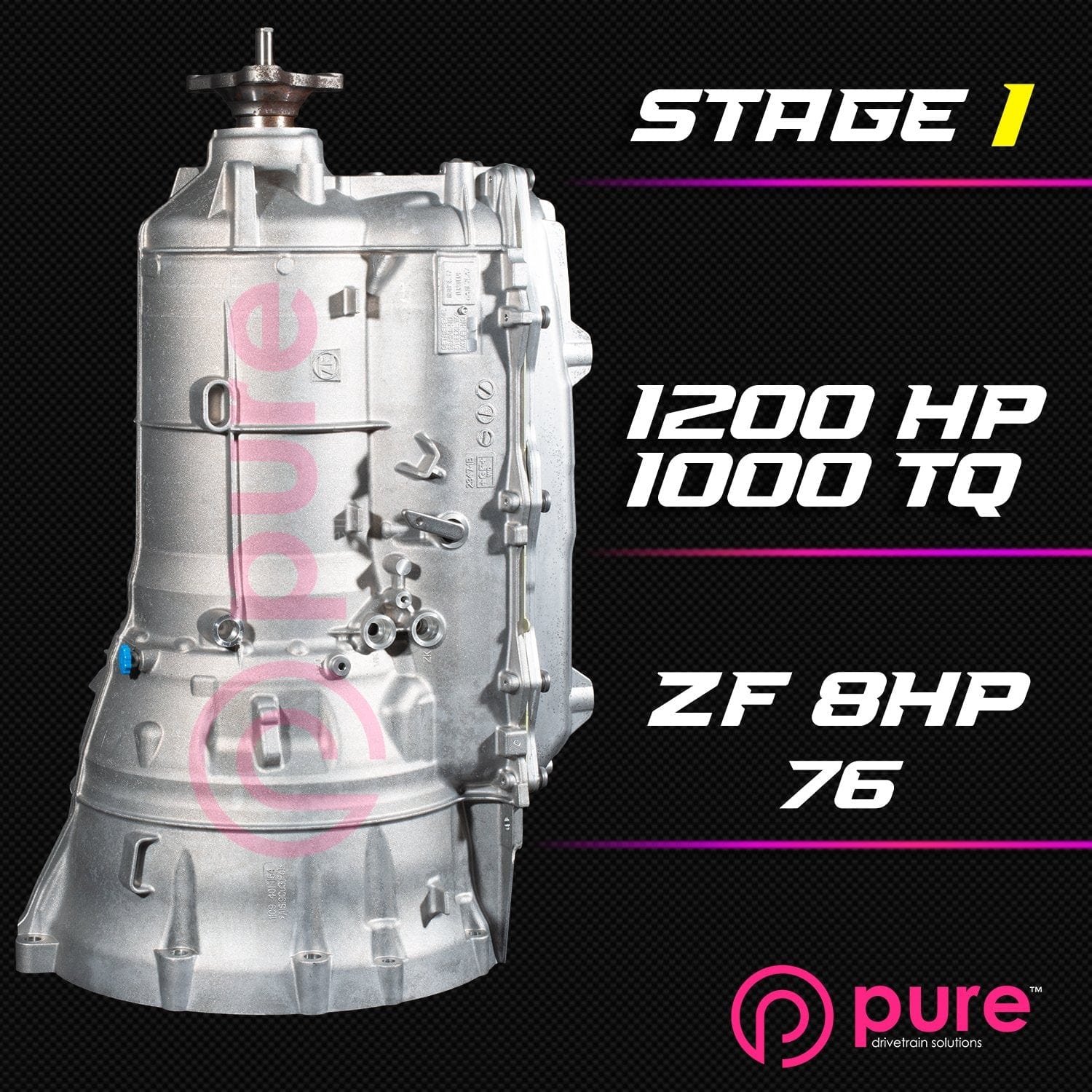 Kies-Motorsports Pure Drivetrain Solutions Pure Drivetrain Solutions ZF8HP76 Stage 1 Transmission Rebuild for the G80, G82, G83, G87 M3 / M4 / M2 Main image