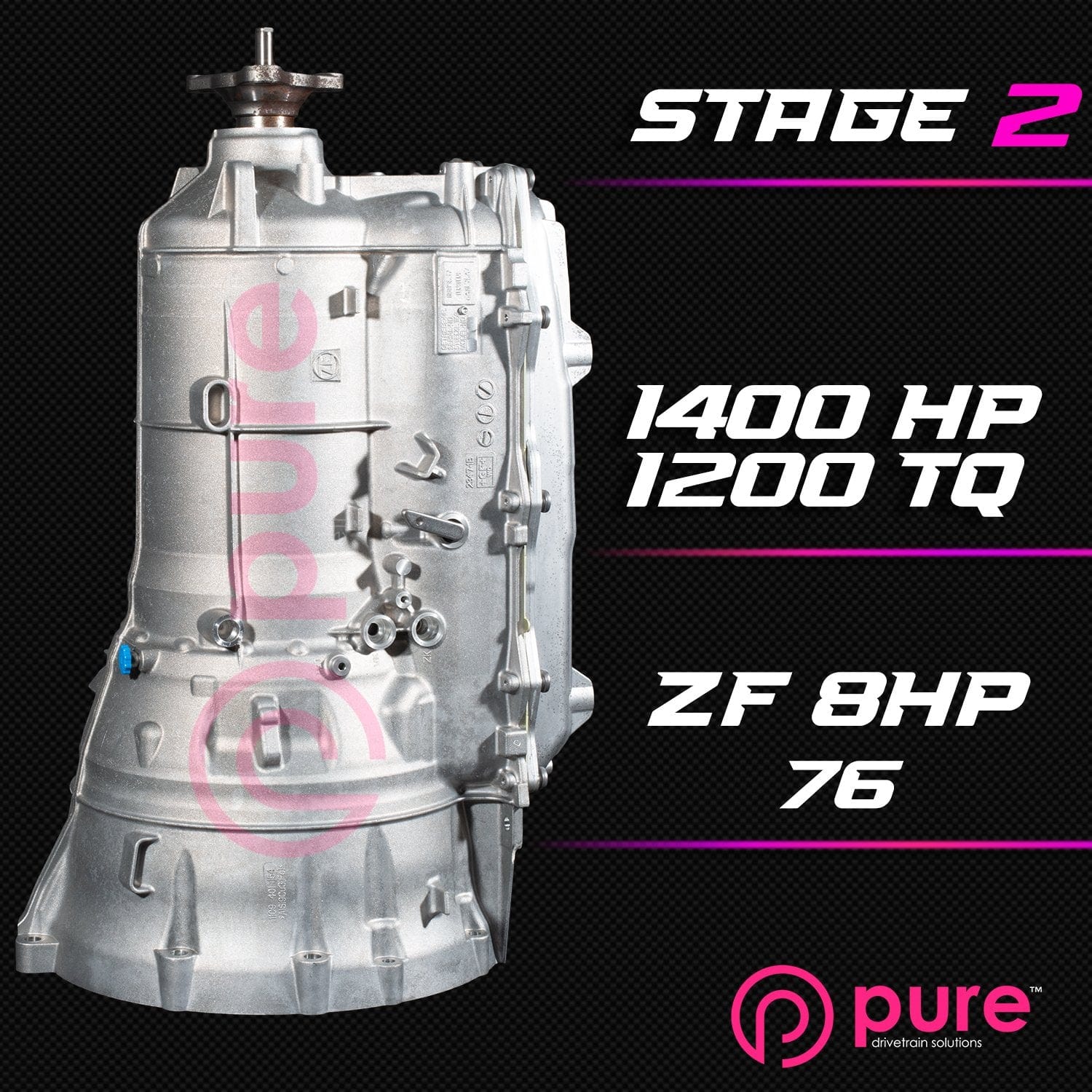 Kies-Motorsports Pure Drivetrain Solutions Pure Drivetrain Solutions ZF8HP76 Stage 2 G80 M3/M4 Transmission Rebuild Main image