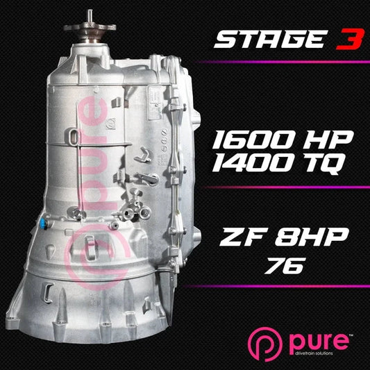 Kies-Motorsports Pure Drivetrain Solutions Pure Drivetrain Solutions ZF8HP76 Stage 3 G80 M3/M4 Transmission Upgrade