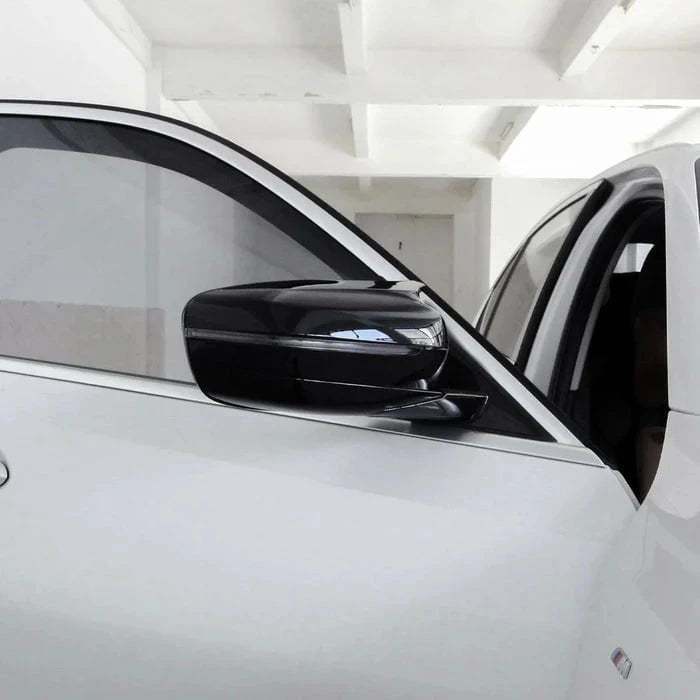 Kies-Motorsports R44 Performance MHC Black BMW M Style Wing Mirror Covers In Gloss Black RHD (G20/G21/G22/G23/G30)