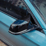 Kies-Motorsports R44 Performance MHC Black BMW M Style Wing Mirror Replacement Covers In Gloss Black