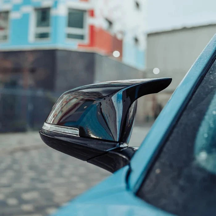 Kies-Motorsports R44 Performance MHC Black BMW M Style Wing Mirror Replacement Covers In Gloss Black