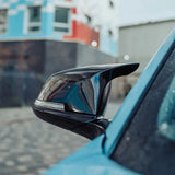 Kies-Motorsports R44 Performance MHC Black BMW M Style Wing Mirror Replacement Covers In Gloss Black