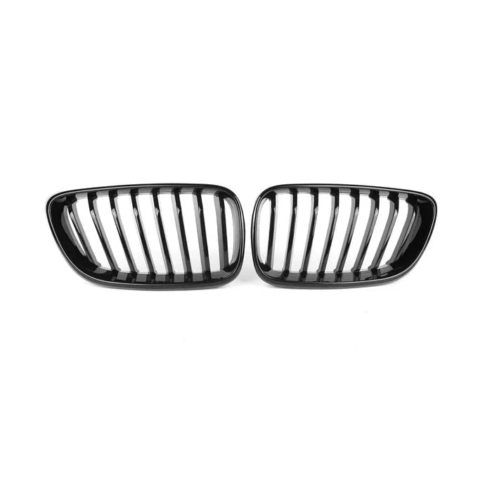 Kies-Motorsports R44 Performance MHC Black BMW M2/2 Series Single Slat Front Grilles In Gloss Black (F87/F22/F23)