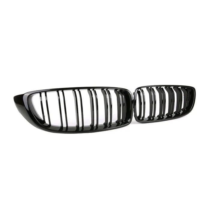 Kies-Motorsports R44 Performance MHC Black BMW M3/M4 Double Slat Front Grilles In Gloss Black (F32/F33/F80/F82/F83)