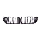 Kies-Motorsports R44 Performance MHC Black BMW M3/M4 Double Slat Front Grilles In Gloss Black (F32/F33/F80/F82/F83)