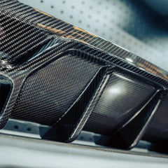 Kies-Motorsports R44 Performance MHC+ BMW F22/F23 M235i & M240i Ultra Aggressive Style Rear Diffuser In Pre Preg Carbon Fibre