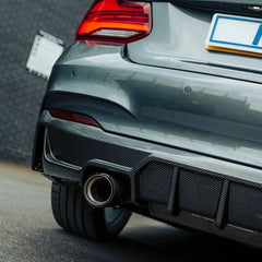 Kies-Motorsports R44 Performance MHC+ BMW F22/F23 M235i & M240i Ultra Aggressive Style Rear Diffuser In Pre Preg Carbon Fibre