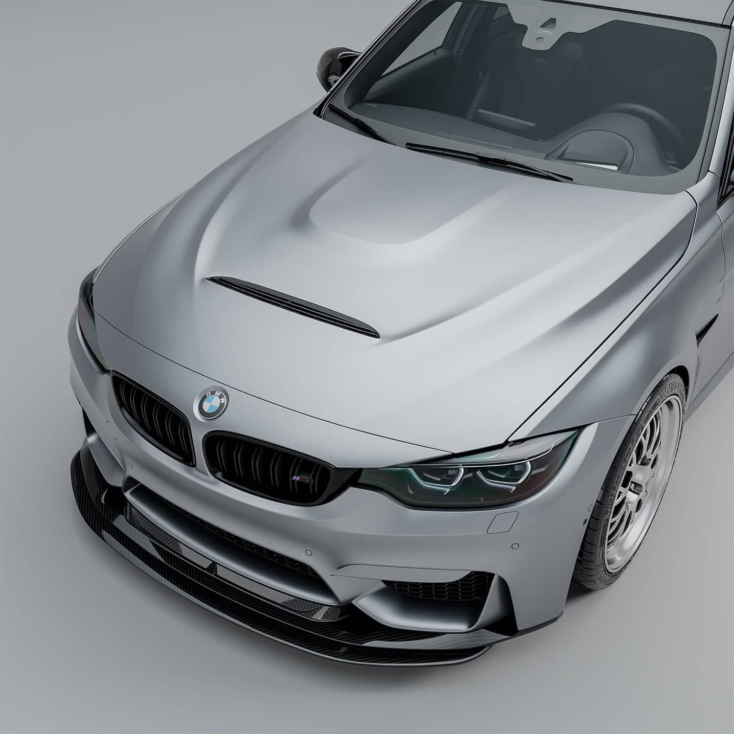 MHC+ BMW F80 M3 & F82/F83 M4 GTX Carbon Front Splitter – Kies
