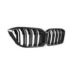 Kies-Motorsports R44 Performance MHC+ BMW F87 M2 Competition Premium Front Grille In Pre Preg Carbon Fibre & Gloss Black (2018-2020)