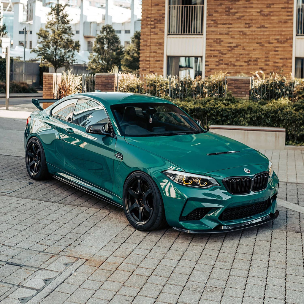 Kies-Motorsports R44 Performance MHC+ BMW F87 M2 Competition S55 GTX Front Splitter In Pre Preg Carbon Fibre – Upper Only Upper Only