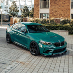 Kies-Motorsports R44 Performance MHC+ BMW F87 M2 Competition S55 GTX Front Splitter In Pre Preg Carbon Fibre – Upper Only Upper Only