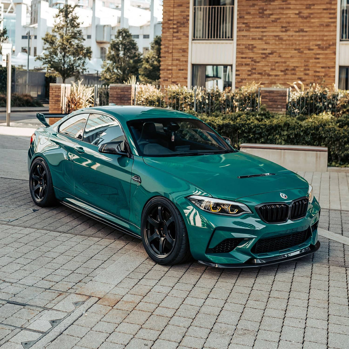 Kies-Motorsports R44 Performance MHC+ BMW F87 M2 Competition S55 GTX Front Splitter In Pre Preg Carbon Fibre – Upper Only Upper Only