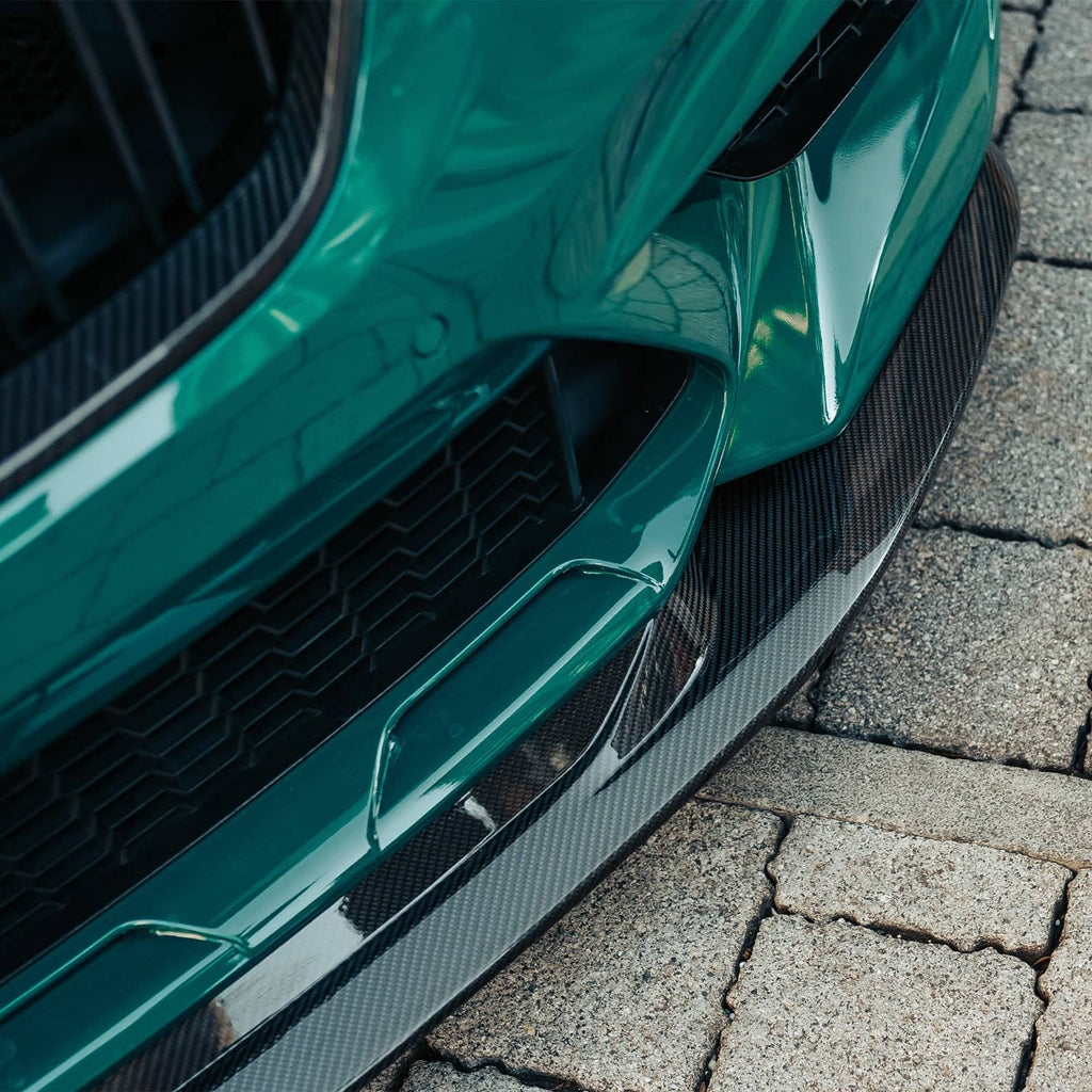 Kies-Motorsports R44 Performance MHC+ BMW F87 M2 Competition S55 GTX Front Splitter In Pre Preg Carbon Fibre – Upper Only Upper Only