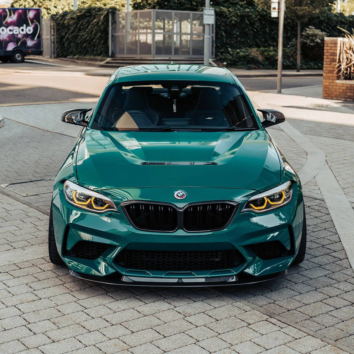 Kies-Motorsports R44 Performance MHC+ BMW F87 M2 Competition S55 GTX Front Splitter In Pre Preg Carbon Fibre – Upper Only Upper Only