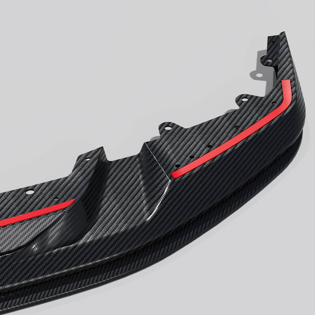 Kies-Motorsports R44 Performance MHC+ BMW F87 M2 Competition S55 GTX Front Splitter In Pre Preg Carbon Fibre – Upper Only Upper Only