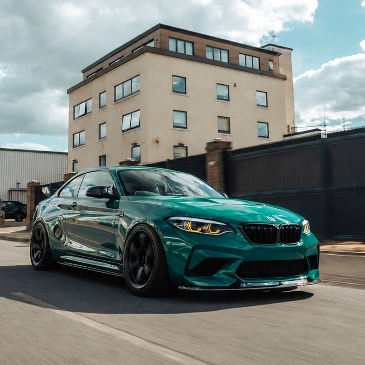 Kies-Motorsports R44 Performance MHC+ BMW F87 M2 Competition S55 GTX Front Splitter In Pre Preg Carbon Fibre – Upper Only Upper Only