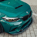 Kies-Motorsports R44 Performance MHC+ BMW F87 M2 Competition S55 GTX Front Splitter In Pre Preg Carbon Fibre – Upper Only Upper Only