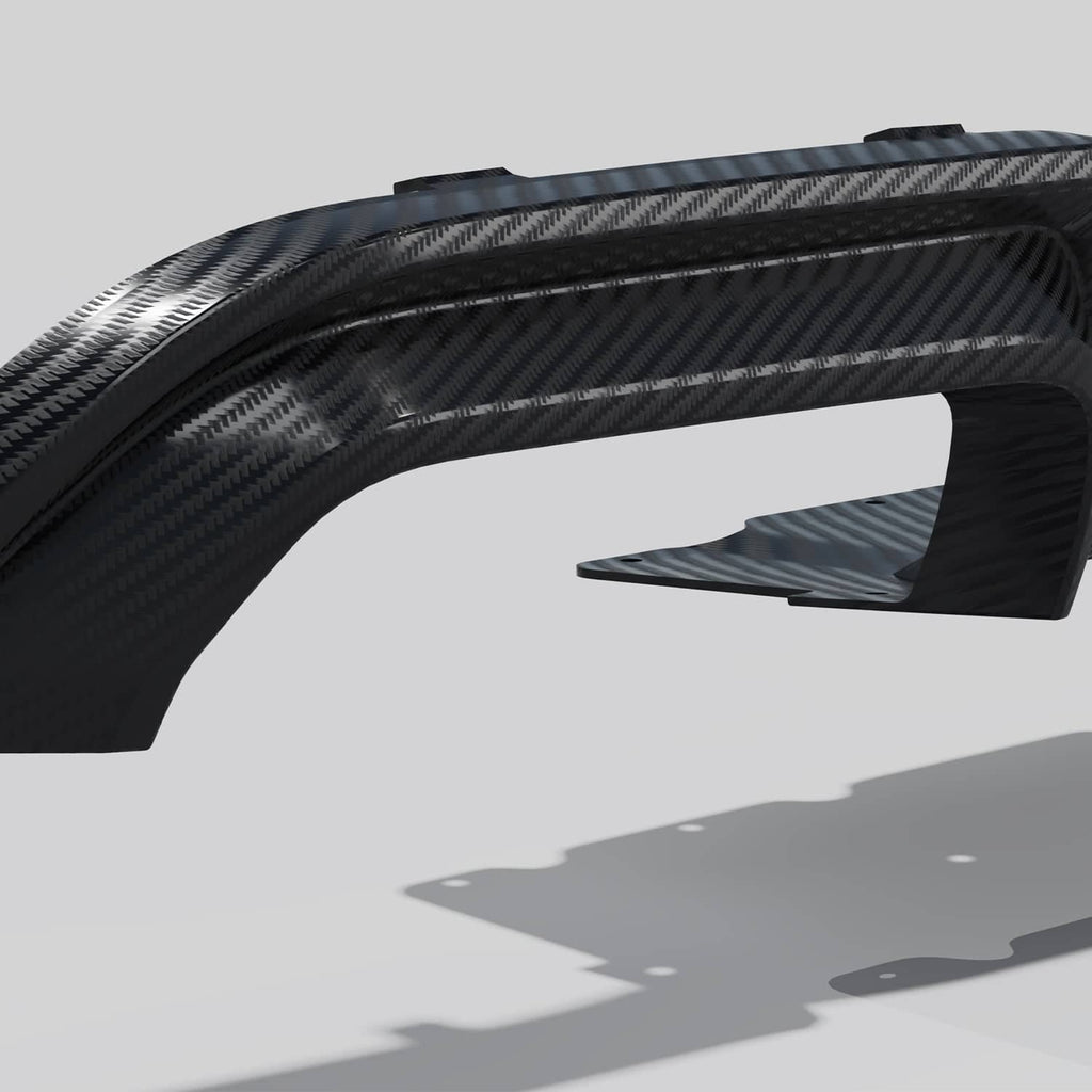 Kies-Motorsports R44 Performance MHC+ BMW F87 M2 GTX Rear Diffuser In Pre Preg Carbon Fibre – Upper Only Upper Only