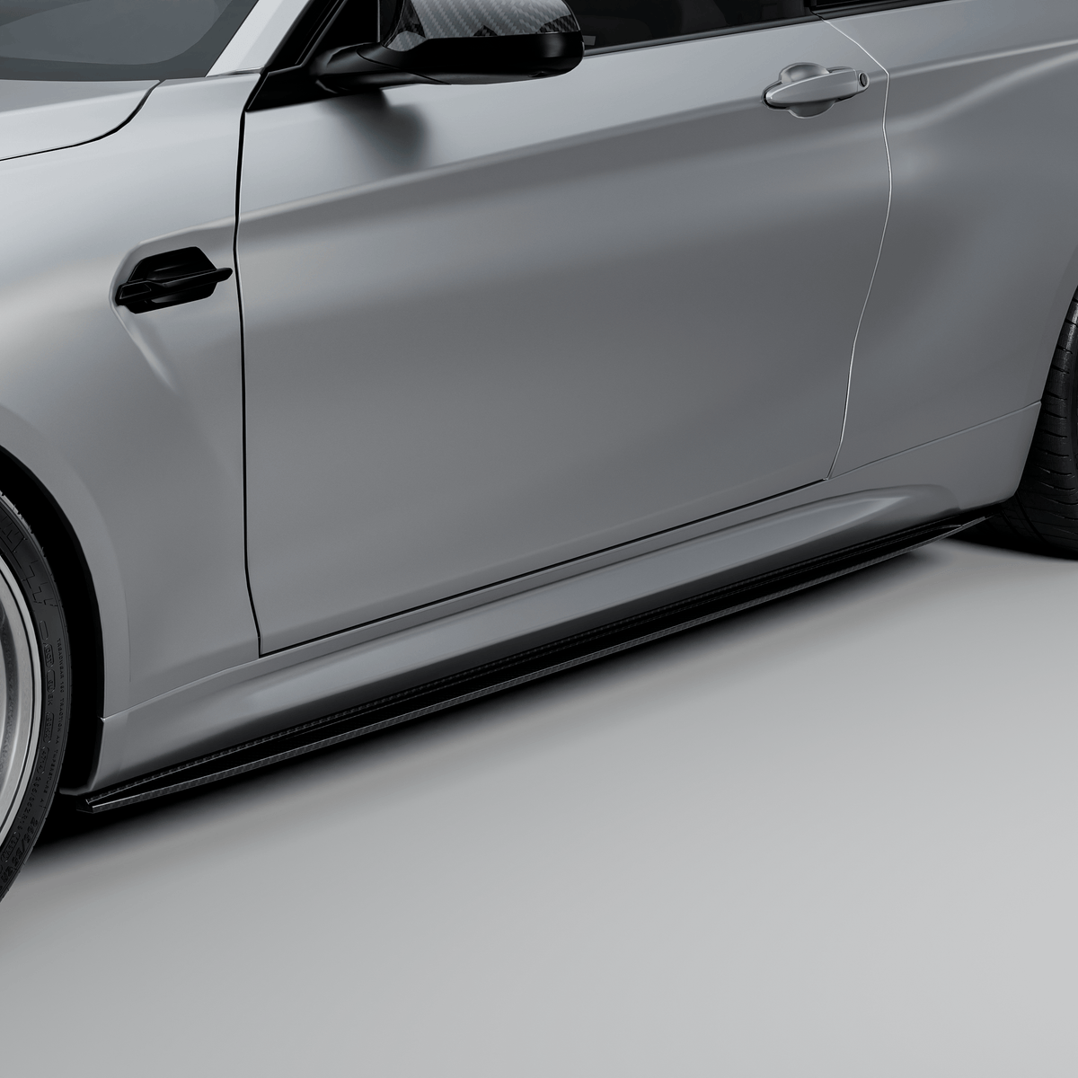Kies-Motorsports R44 Performance MHC+ BMW F87 M2 & M2 Competition GTX Side Skirts In Pre Preg Carbon Fibre