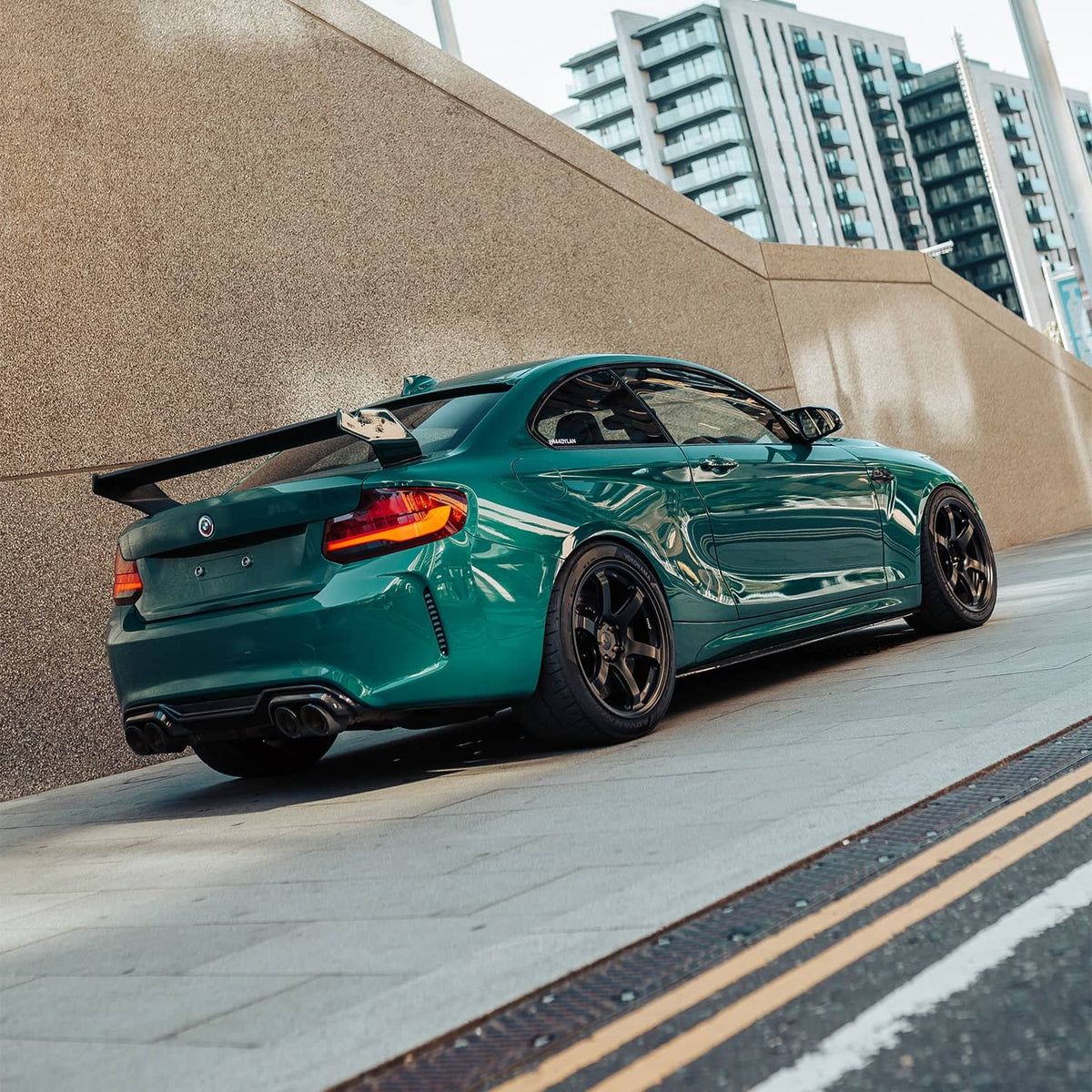 Kies-Motorsports R44 Performance MHC+ BMW F87 M2 & M2 Competition GTX Side Skirts In Pre Preg Carbon Fibre