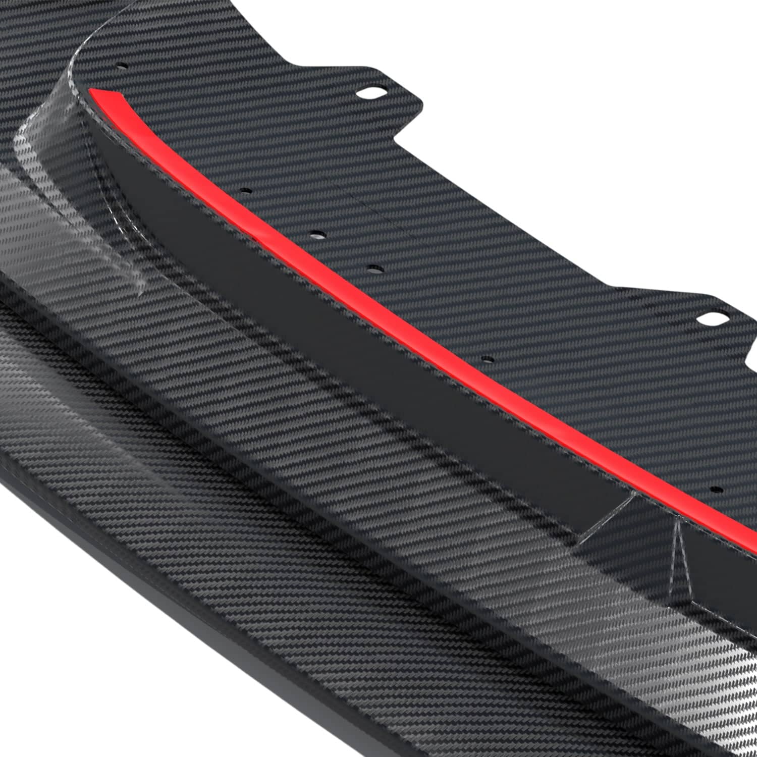 MHC+ BMW F87 M2 Non-Competition N55 GTX Front Splitter In Pre Preg Carbon Fibre Secondary image