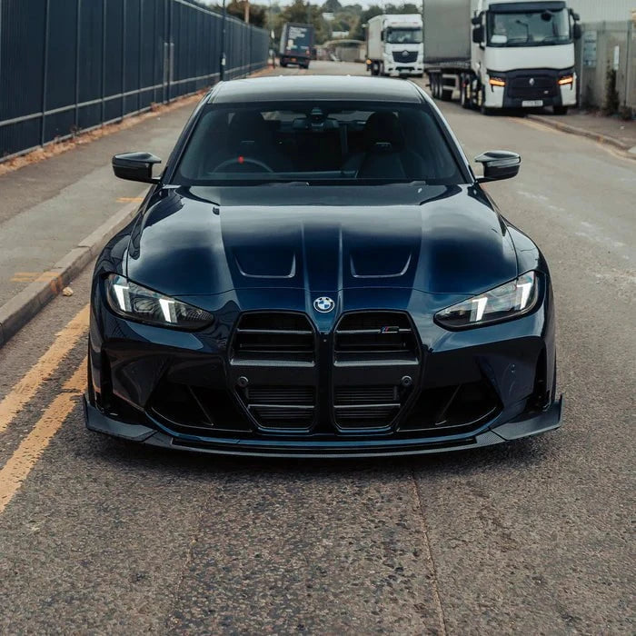 Kies-Motorsports R44 Performance MHC+ BMW G80/G81 M3 & G82/G83 M4 CS Style Front Splitter In Pre Preg Carbon Fibre