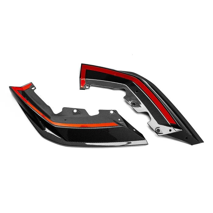 Kies-Motorsports R44 Performance MHC+ BMW G90 & G99 M5 SP90 Front Splitter In Gloss Pre Preg Carbon Fibre