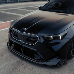 Kies-Motorsports R44 Performance MHC+ BMW G90 & G99 M5 SP90 Front Splitter In Gloss Pre Preg Carbon Fibre