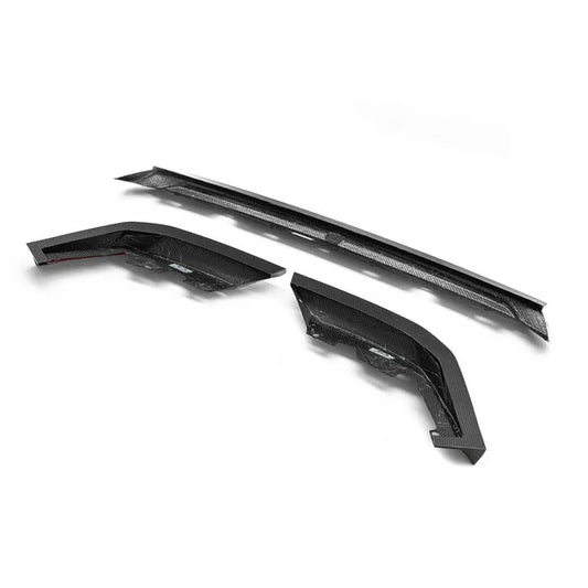 Kies-Motorsports R44 Performance MHC+ BMW G90 & G99 M5 SP90 Front Splitter In Gloss Pre Preg Carbon Fibre