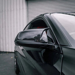 Kies-Motorsports R44 Performance MHC+ BMW M-Style Wing Mirror Replacement Covers In Pre Preg Gloss Carbon Fibre for M-lites