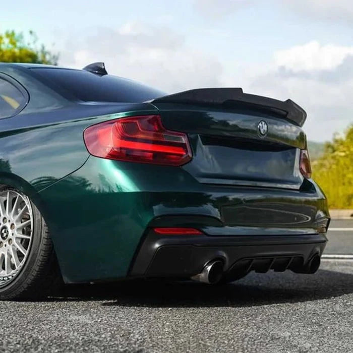 Kies-Motorsports R44 Performance MHC+ BMW M2/2 Series Ducktail Rear Spoiler In Pre Preg Carbon Fibre (F22/F87)