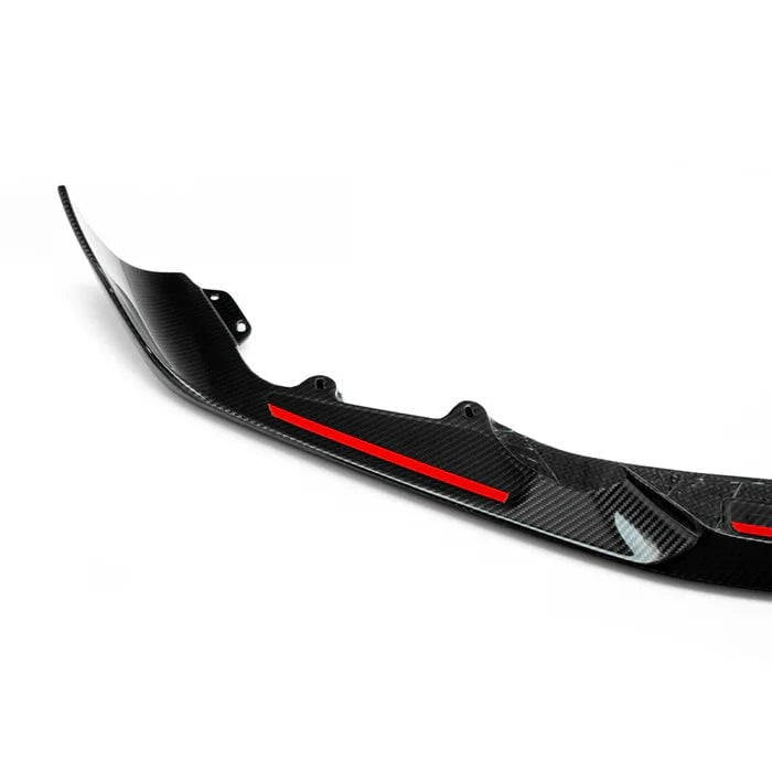 Kies-Motorsports R44 Performance MHC+ BMW M2 Competition Performance Style Front Splitter In Gloss Pre Preg Carbon Fibre (F87C)