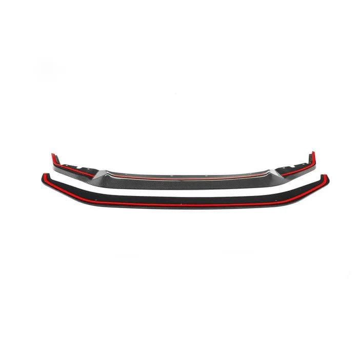 Kies-Motorsports R44 Performance MHC+ BMW M2 Competition S55 GT Style Front Splitter In Gloss Pre Preg Carbon Fibre (F87C)