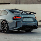 Kies-Motorsports R44 Performance MHC+ BMW M2 G87 Edition 1 Rear Diffuser 3pcs In Pre Preg Gloss Carbon Fibre (G87)