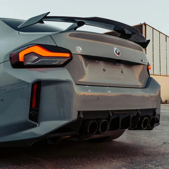 Kies-Motorsports R44 Performance MHC+ BMW M2 G87 Edition 1 Rear Diffuser 3pcs In Pre Preg Gloss Carbon Fibre (G87)
