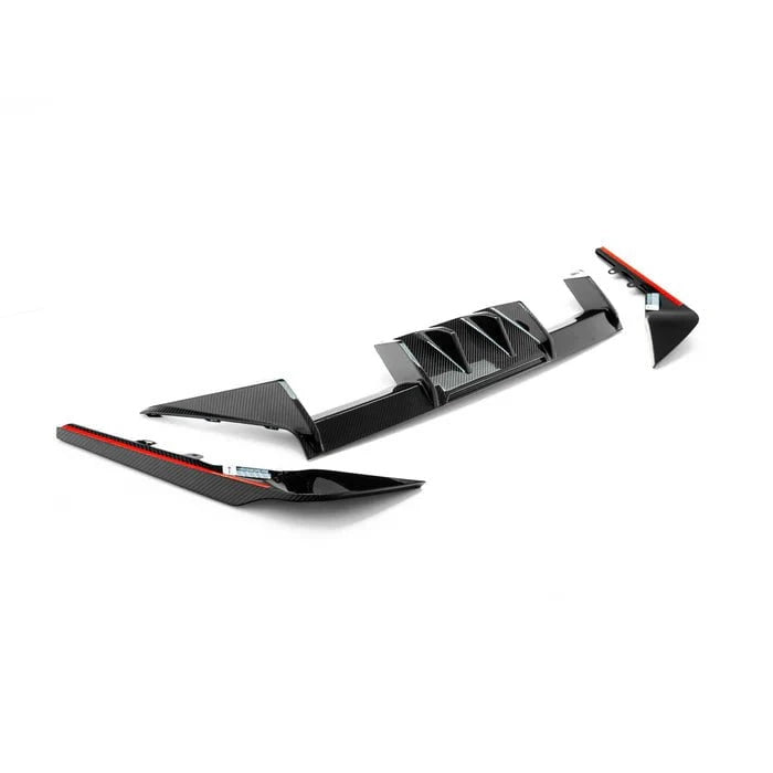 Kies-Motorsports R44 Performance MHC+ BMW M2 G87 Edition 1 Rear Diffuser 3pcs In Pre Preg Gloss Carbon Fibre (G87)