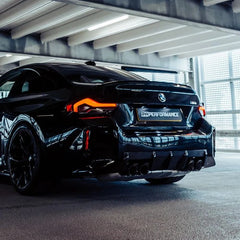 Kies-Motorsports R44 Performance MHC+ BMW M2 G87 OEM Style Rear Diffuser In Pre Preg Gloss Carbon Fibre (G87)