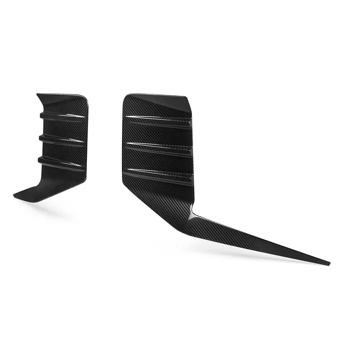 Kies-Motorsports R44 Performance MHC+ BMW M2 G87 Performance Style Rear Rear Bumper Inserts In Pre Preg Gloss Carbon Fibre (G87)