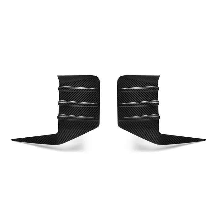 Kies-Motorsports R44 Performance MHC+ BMW M2 G87 Performance Style Rear Rear Bumper Inserts In Pre Preg Gloss Carbon Fibre (G87) Main image